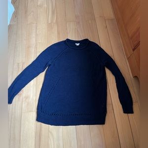 Jcrew navy medium summer sweater knit detail crew neck